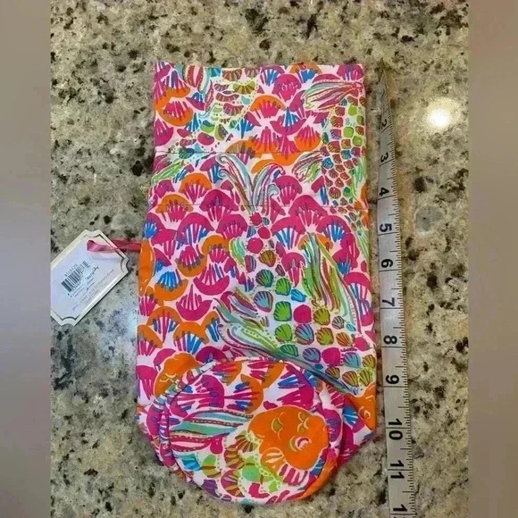 Lilly Pulitzer I'm So Hooked Wine Tote NWT - Picture 4 of 5